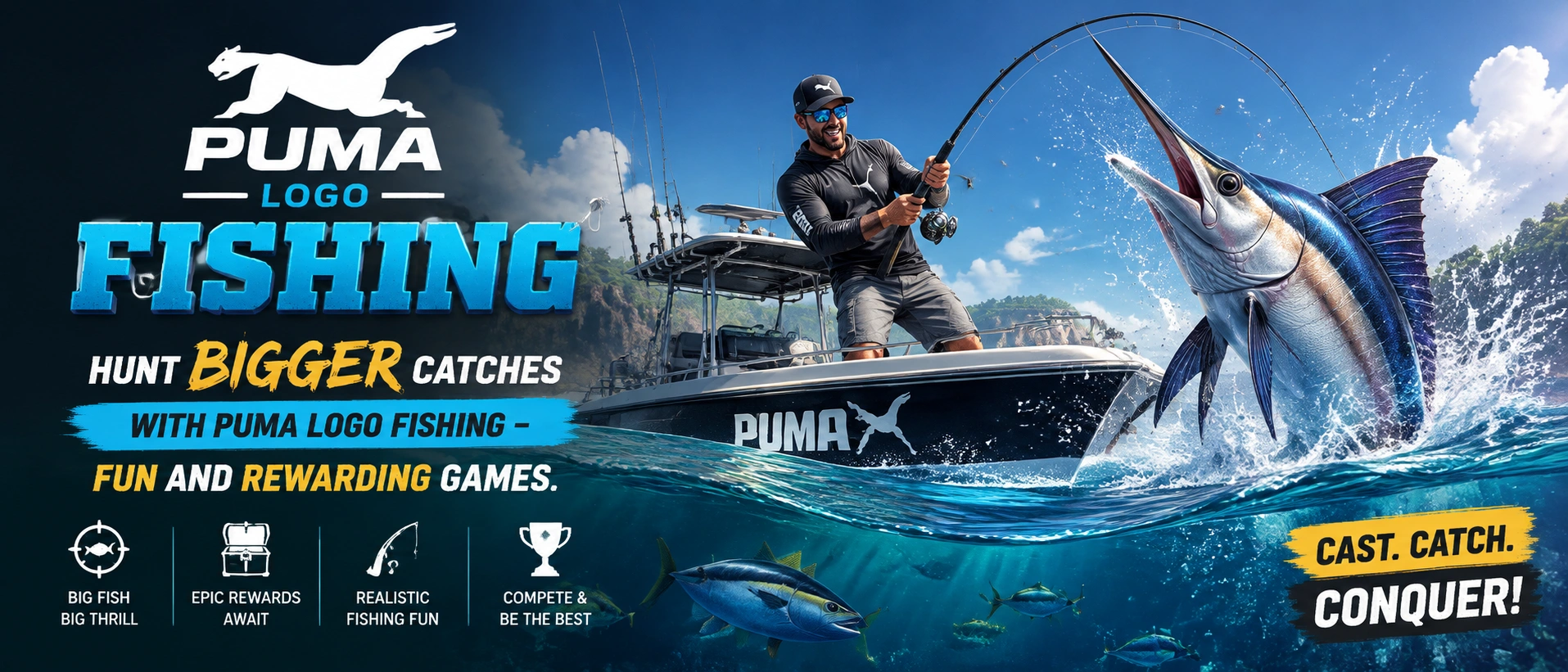 PUMA-PHP fishing category visual focused on mobile-friendly fish game browsing