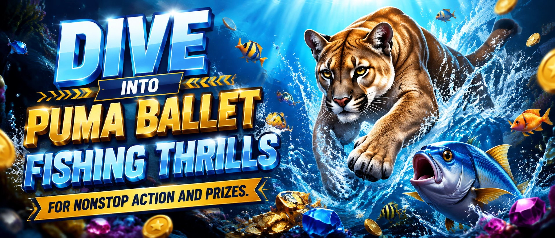 PUMA-PHP fishing room preview artwork with a dark mobile layout